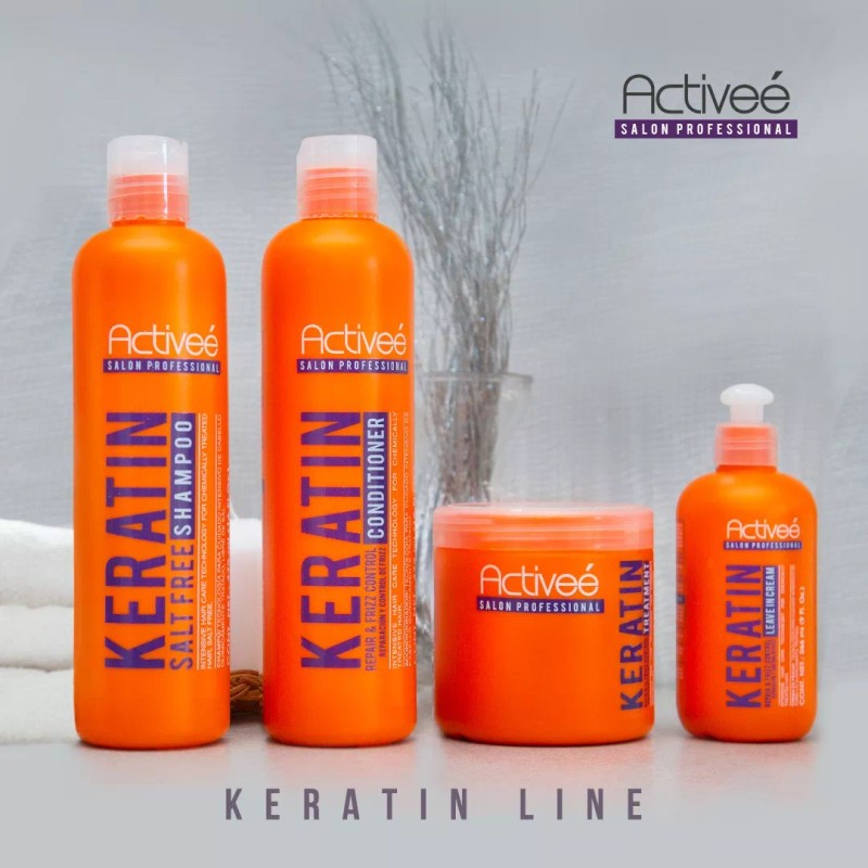 Activee Crema Peinar Activee Keratine Cuidado Intensivo Libre De Sal