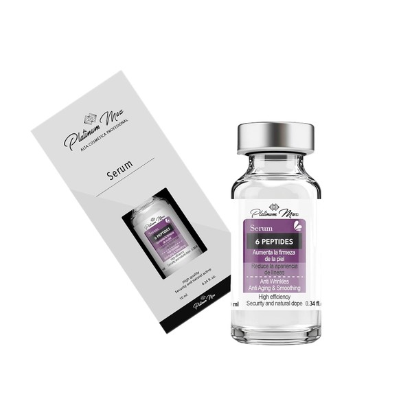 PLATINUMMAX Sérum Facial 6 Péptidos Anti-Edad 10 ml – para