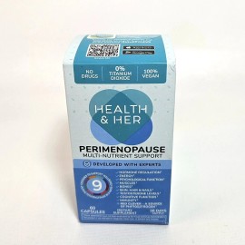 Health & Her Perimenopause Multi-Nutrient Support Supplement 60 Capsules 02/2027