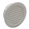 Kair White Circular Vent 128mm Dimension Wall Grille with Fly