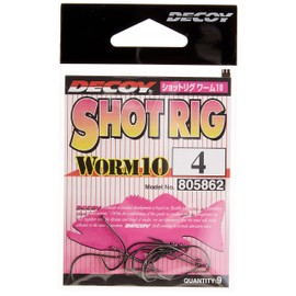 KATSUICHI worm 10 3 shot rig