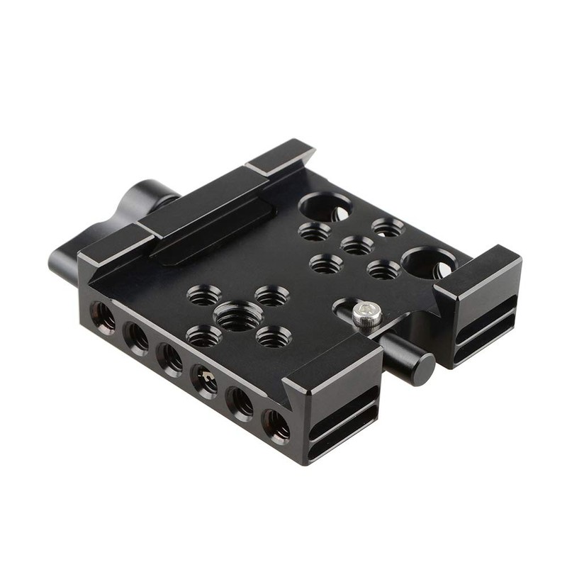 CAMVATE Quick Release Adapter Baseplate Slide In Style For Manfrotto