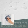No Hook PEVA Shower Curtain or Liner - 8G Heavy