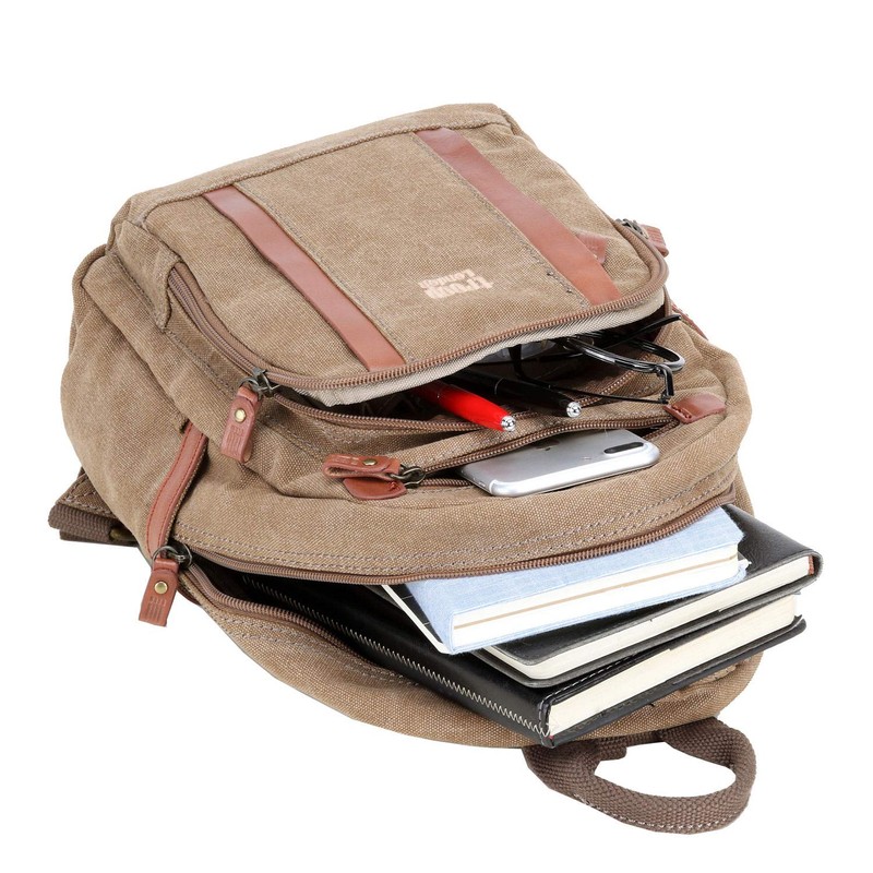 TRP0255 Troop London Classic Small Backpack (Brown)