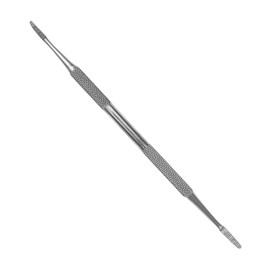 Nobelcrafts - Surgical Grade Pusher Stainless Steel Rasp For Ingrown nails - Professional Double Sided Manicure Tool - (6 in.)
