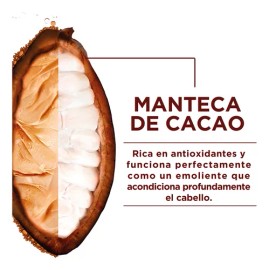 Garnier Fructis Hair Food Cacao Crema Peinar Pelo Rizado, 300 ml