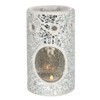 something different Silver Pillar Crackle Burner