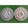 Concrete Mold Sun and Moon Plaster Concrete Stepping Stone Garden