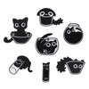 7 Funny Black Cat Brooches Lapel Pins Cute Lapel Pins