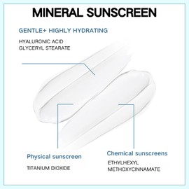 SPF 50+ PA++++ Stick Sunscreen - Lightweight Organic Sunscreen - Hydrating Sun Essence Face Protector, SPF Moisturiser Leaves No Sticky Feeling, Broad Spectrum UVA/UVB Defense,50ml/1.7oz