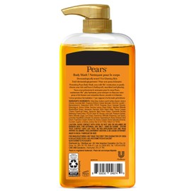 PEARS Body Wash, Natural Oils – Pure & Gentle 100% Soap-Free Glycerin Cleanser for Glowing Skin, 16.9 Fl Oz (Pack of 2)
