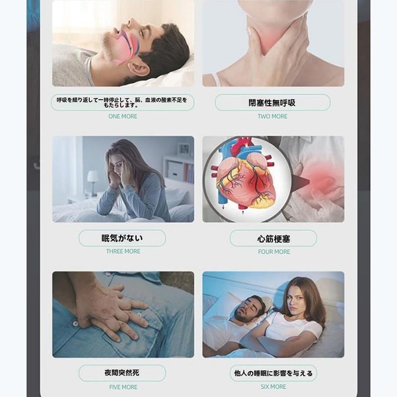 いびき防止グッズ舌用いびき止め1個（白）鼻呼吸クリップ2個呼吸促進いびき対策あご固定サポーター付き1個睡眠促進補助安眠グッズ睡眠グッズ水洗い可男女兼用セット
