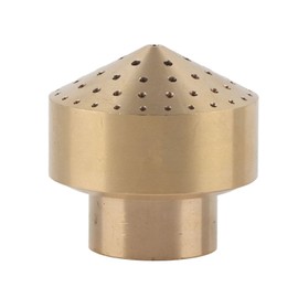 Brass Garden Pond Fountain Nozzle, Multiple Sizes 1/4" to 2", Water Spray Head for Outdoor Ponds, Durable Column Sprayer