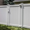 Barrette Outdoor Living Gate Stop, White