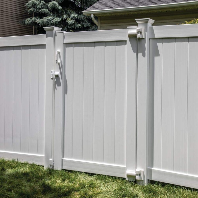 Barrette Outdoor Living Gate Stop, White