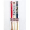 Set of 3 Assorted Cooking Chopsticks, Made in Japan, Natural