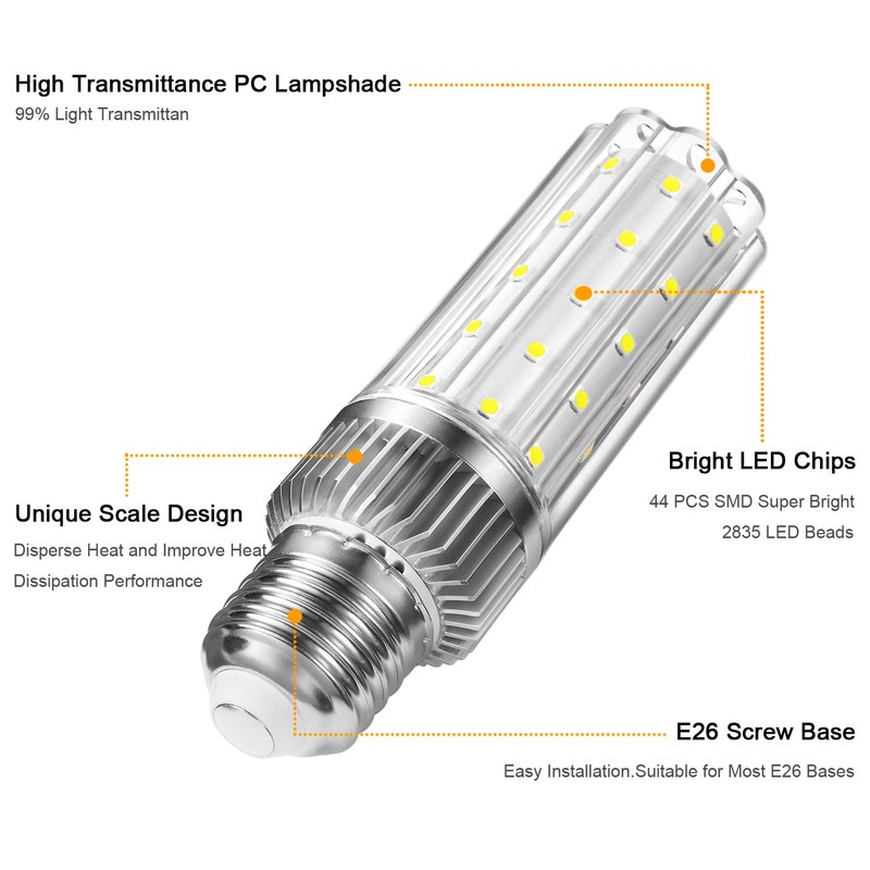 Aolang E26 LED Bulb,20W LED Corn Light Bulb 150W Equivalent