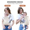 GAGAKU Baby Carrier Newborn to Toddler, Ergonomic Baby Carrier with
