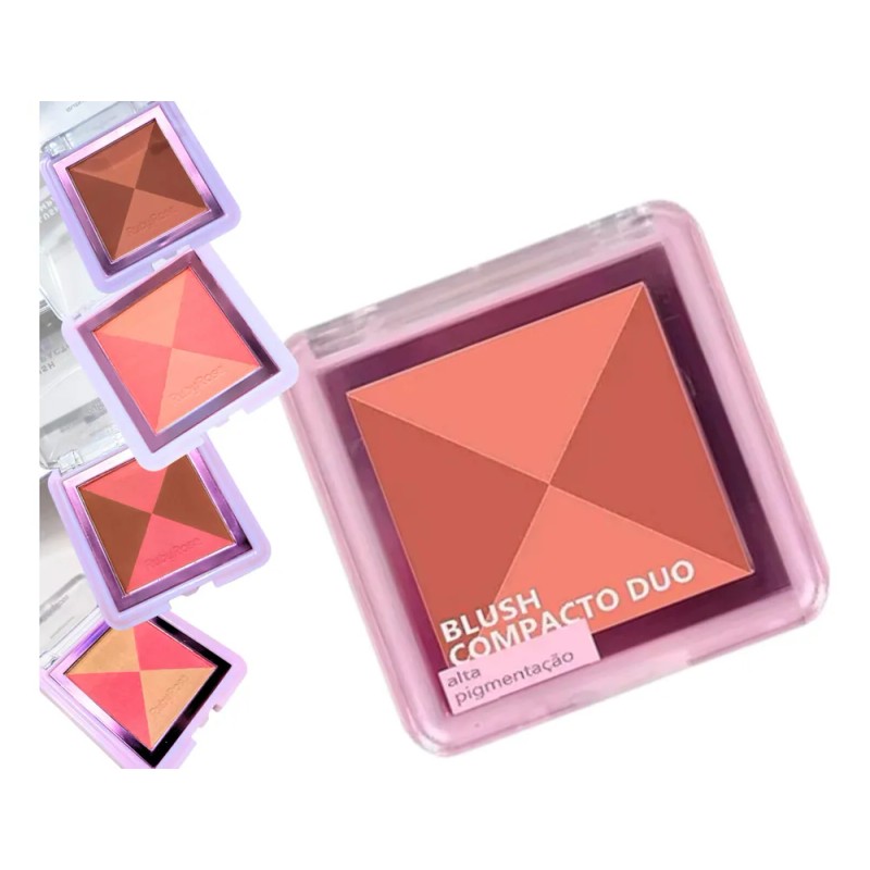 Rubor Duo Compact Blush Hbf585 Ruby Rose Tono Del Maquillaje