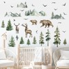 Mountain Wall Decals Large Pine Tree Wall Decals Peel and