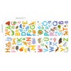 DECOWALL DS-1808DE ABC German alphabet wall sticker for children, letters