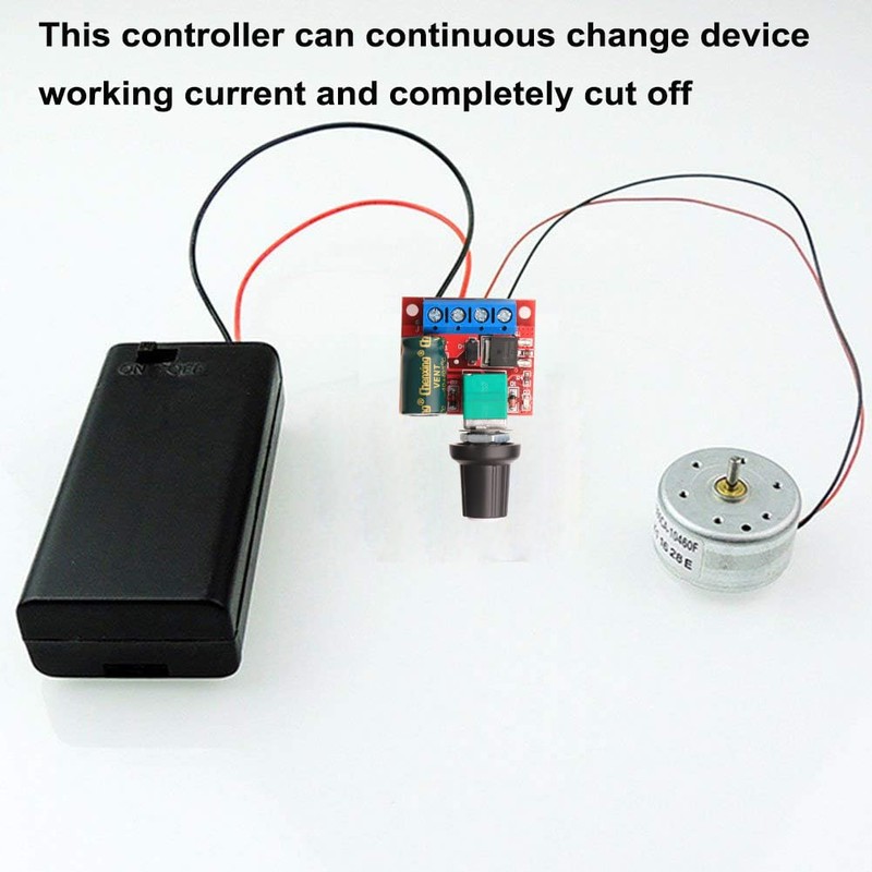 Gebildet 3 pieces PWM motor speed controller, DC 5V-35V 5A