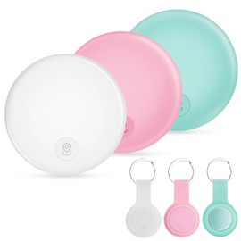 YACOTOERI Air Tag, Apple (Set of 3), Lost Prevention Tag, Ultra Thin GPS Tag, Compatible with Apple "Search" (IOS Only), Smart Tag, Super Strong Signal Gps, Small, Barrel, Vehicle Tracking, Anti-Theft