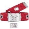 2Stoned Rivet Belt 4 cm with Chrome Buckle for Women