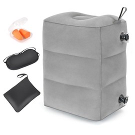 RISEPPO inflatable footrest Grey