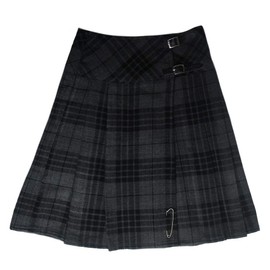 Tartanista Grey Granite 23 inch Kilt Skirt Size UK 12