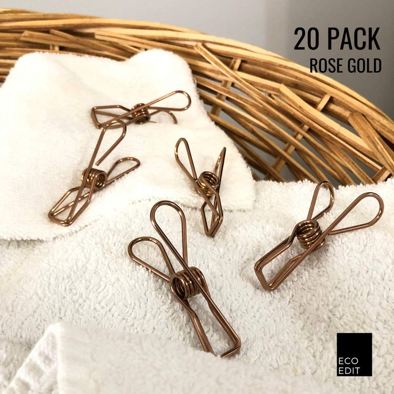 Eco Edit - Rose Gold Stainless Steel Pegs - Strong