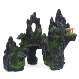 Qtqgoitem Aquarium Decoration Aqua Landscape Artificial Mountain 7.87x4.72x6.69inch (model: dd5 83d 3fe 5da 1bc)
