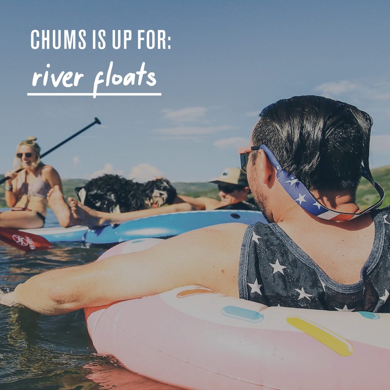 Chums Neoprene Classic Eyewear Retainer - Durable Floating Sunglasses Sport