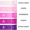 Genérico Cardio Beat Bandas de Resistencia, 5 Piezas, X-Light, Light,