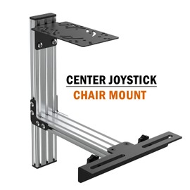 Fosiya SIM Fighting Joystick Center Chair Mount Flight Stick Chair Mount Use for T-Flight Hotas 4 & Warthog Flight Stick & T16000M FCS & TCA Sidestick Airbus Edition & VKB Gunfighyrt pro MK 3 Stick