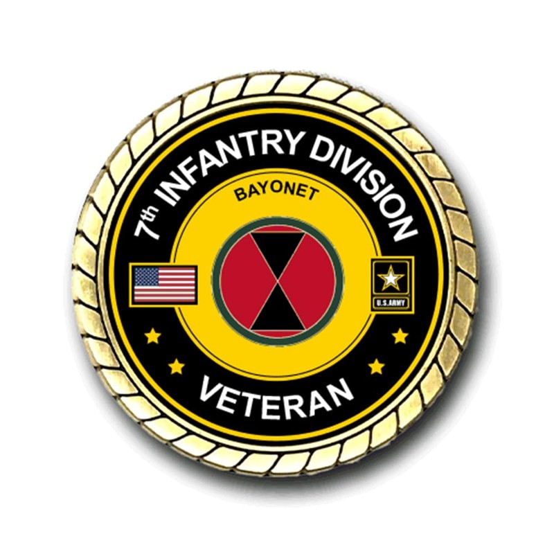 7th Infantry Division Veteran Challenge Coin