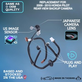 Backup Camera Replaces for 2009-2015 Honda Pilot OE Part # 39530-SZA-A01