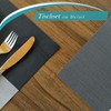 ELFSELF® Set of 6 Place Mats, Washable, Non-Slip and Heat-Resistant