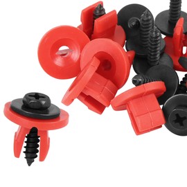 Motoforti 10pcs Car Engine Undertray Cover Fastener Clips Screw Shield Guard Long-lasting