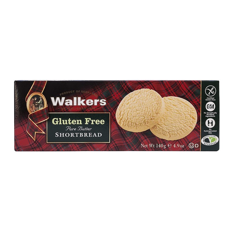 Walkers Shortbread Gluten-Free Shortbread Rounds Cookies, 4.9 Ounce Box (Pack