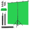 Green Screen Backdrop Kit, 5 x 6.5 Ft Portable Greenscreen