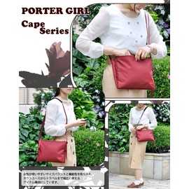 Porter Girl Shoulder Bag Sacoche (L) [Cape/Cape] 3. Navy, 3.Navy