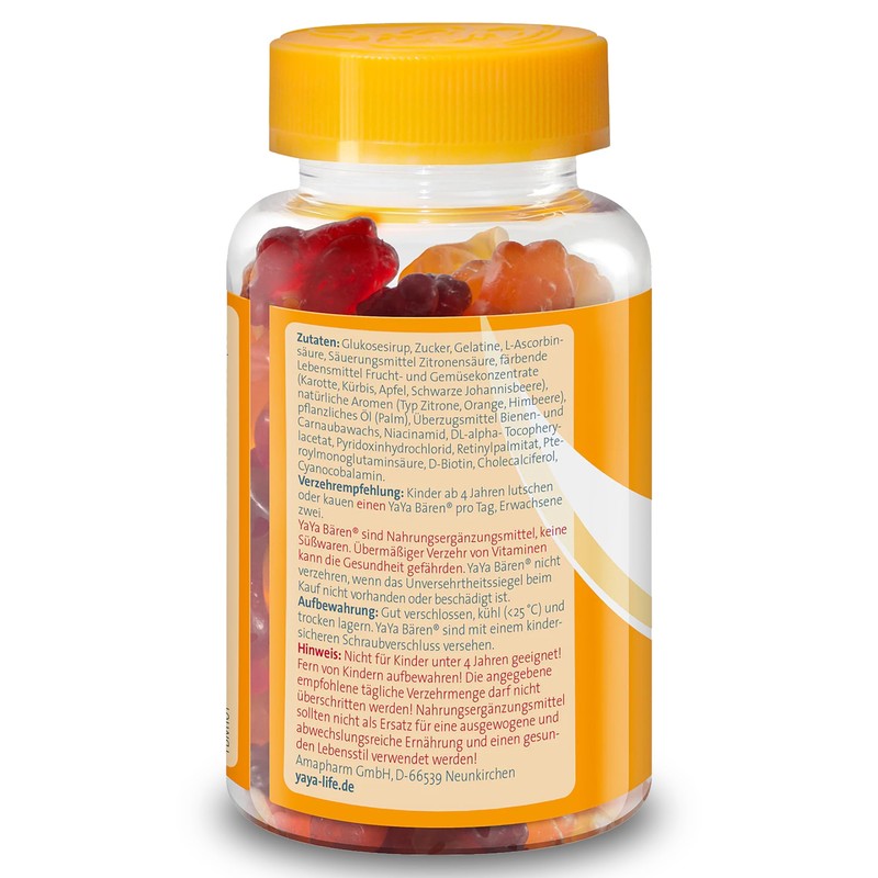 Yayabär Children's Vitamins Fruit Gummies