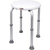 Carex Compact Shower Stool - Adjustable Height Bath Stool and