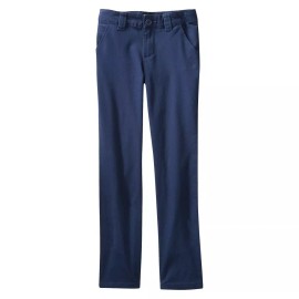 Cherokee Girls' Navy Voyage Blue Twill Pants Jeans, Size 14 Plus