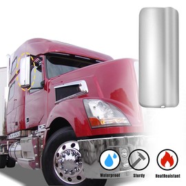 Chrome Door Mirror Cover Passenger Right Side Compatible with Volvo VNL 1997-2014,Proector Mirror Covers