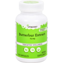 Vitacost Butterbur Extract - Standardized - 75 mg - 120 Capsules