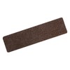 6pcs Stair Mat Self Adhesive Reusable Stair Mat Brown