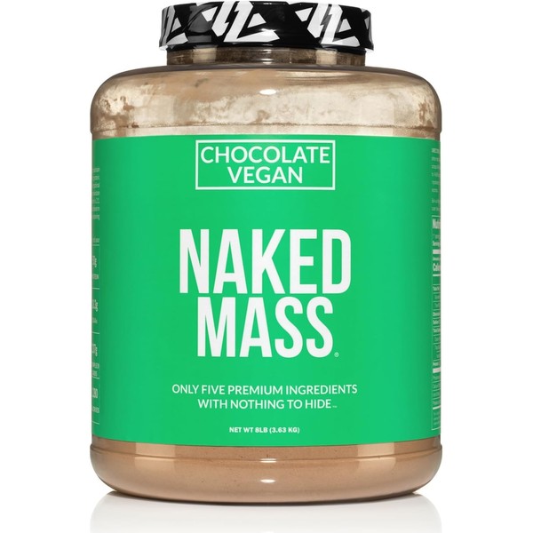 NAKED Vegan Mass - Chocolate Vegan Weight Gainer - 1,280
