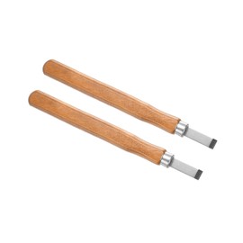Kozelo 2pcs Wood Carving Knife Tool - [Big Flat] High Speed Steel Metal Blade Art Craft Hobby Exacto Knives for Leather Wood Modeling